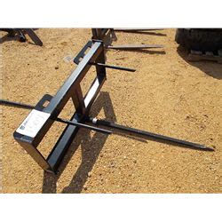 versatech skid steer hay spear|skid steer hay forks.